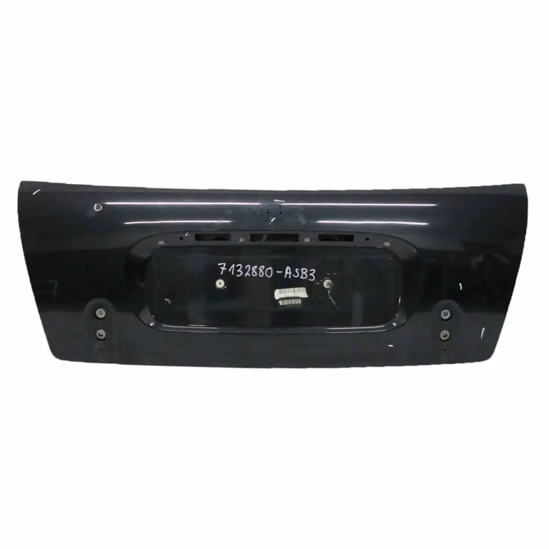 Boot Trunk Lid Mini R52 Cabrio Tailgate Astro Black Metallic - A25