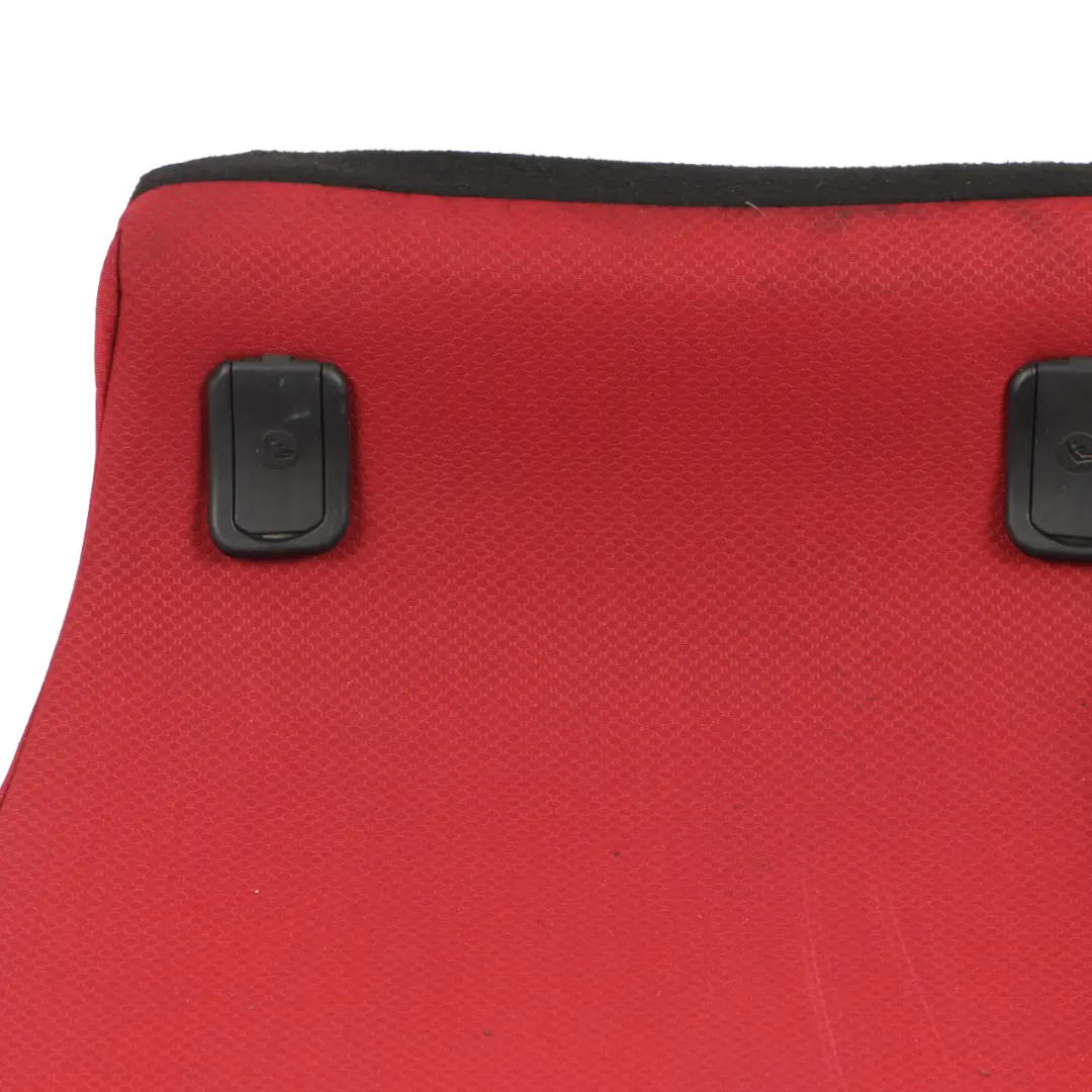 Mini Cabrio R52 Rear Seat Back Cover Bench Sofa Base Cloth Leather Red