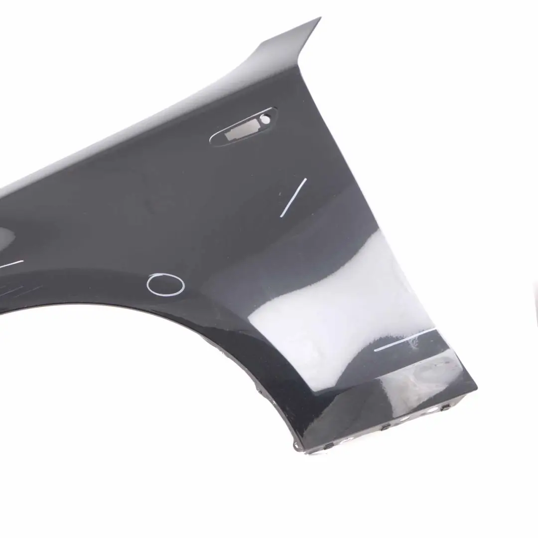 Side Wing Panel BMW E81 E87 Fender Front Left N/S Black Sapphire - 475