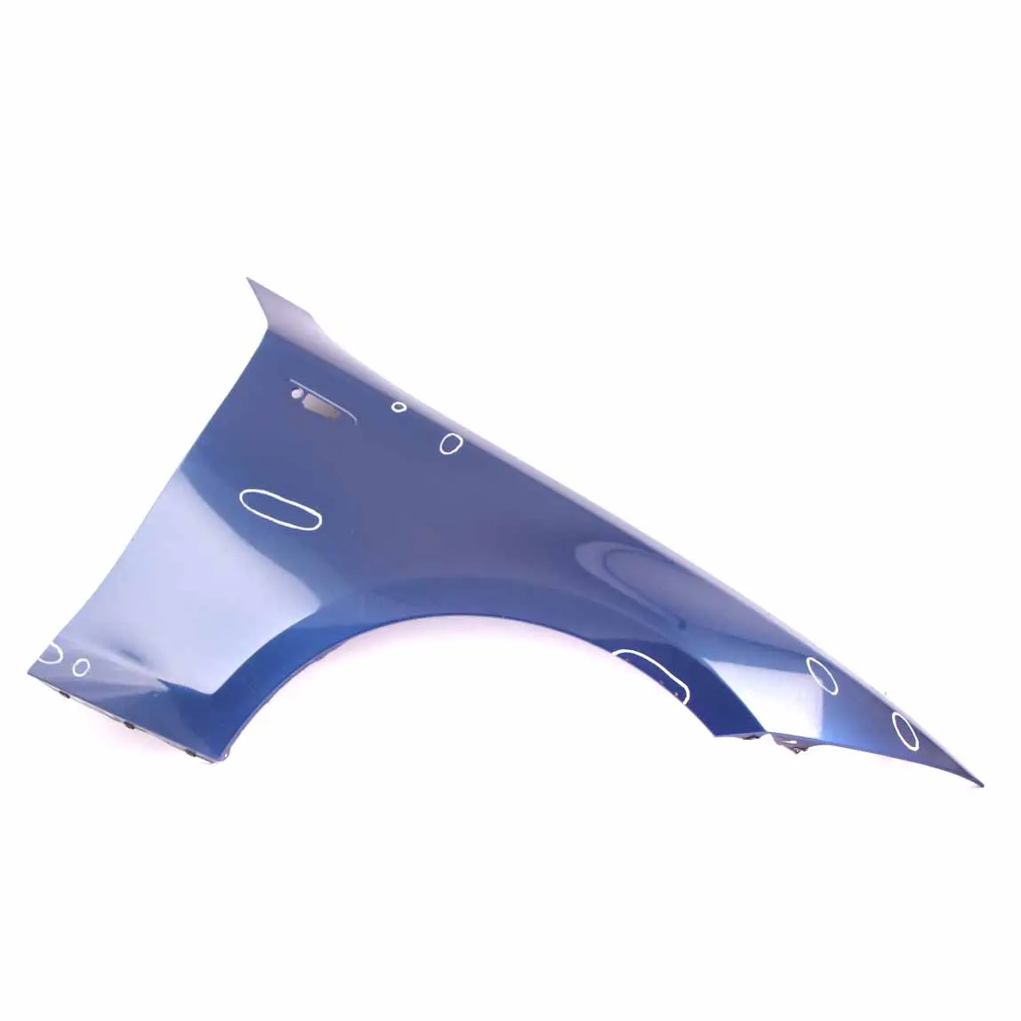 £BMW E81 E87 Side Panel Fender Wing Front Right O/S Le Mans Blue Metallic - 381