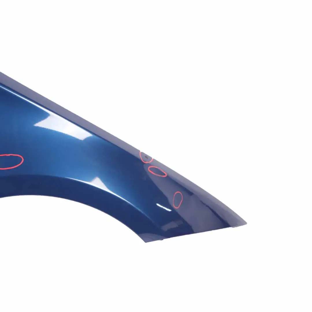 BMW E81 E87 Side Panel Fender Wing Front Right O/S Le Mans Blue Metallic - 381