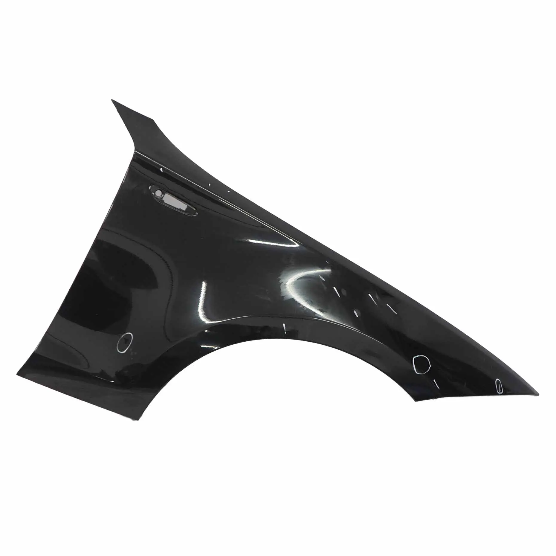 BMW E81 E87 Side Wing Panel Fender Front Right O/S Schwarz 2 Black - 668