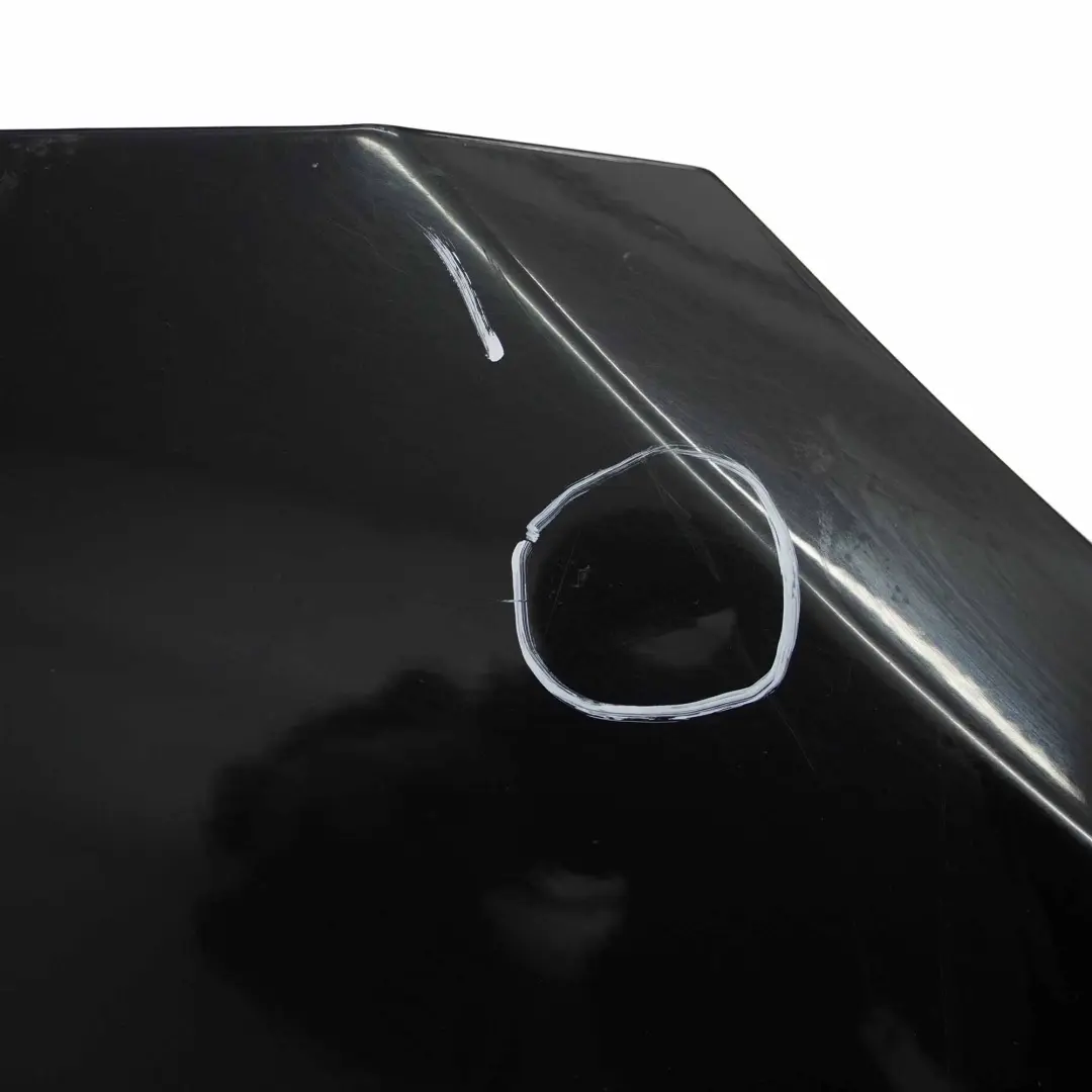 BMW E81 E87 Panel lateral guardabarros delantero derecho Schwarz 2 Negro - 668