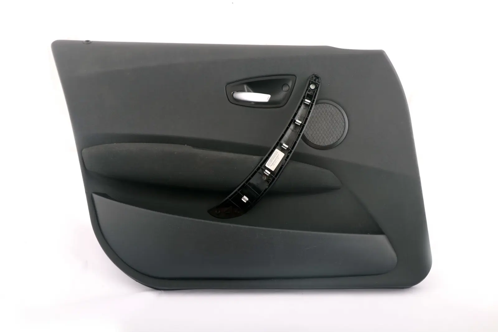 BMW 1 SERIES E87 Door card trim panel front left N/S Black Folienteil Schwarz