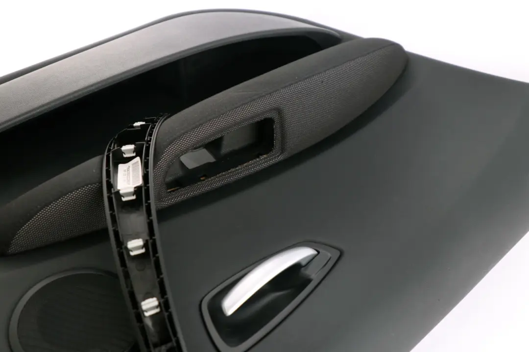 BMW 1 Series E87 2 Front Left N/S Door Card Trim Panel Black Folienteil Black