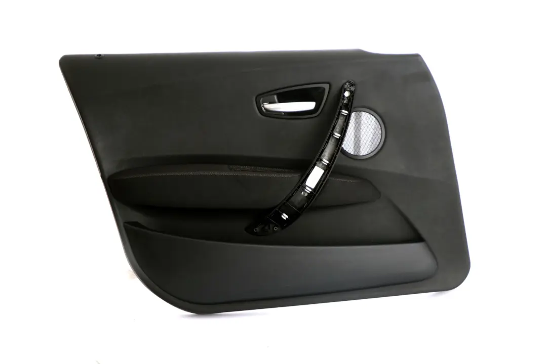 BMW 1 Series E87 2 Front Left N/S Door Card Trim Panel Black Folienteil Black