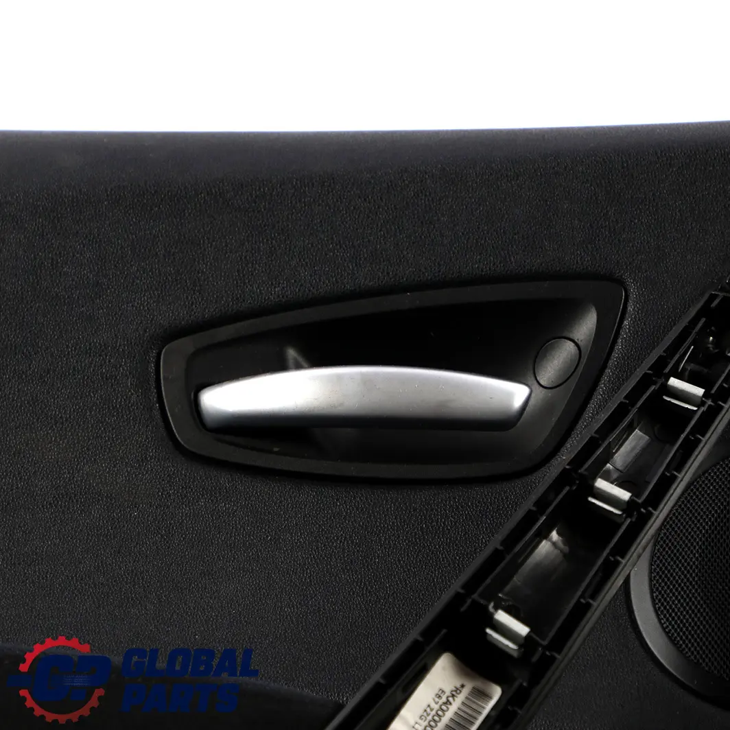 BMW E87 5 Front Left N/S Door Card Trim Panel Black Folienteil Monaco Blue