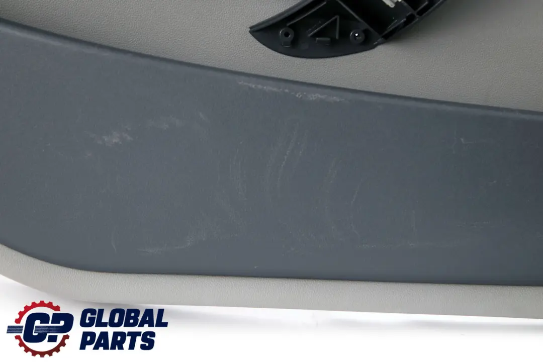 BMW E87 Tarjeta De Puerta Panel Delantero Izquierdo Cuero Alaskagrau Alaska Gris