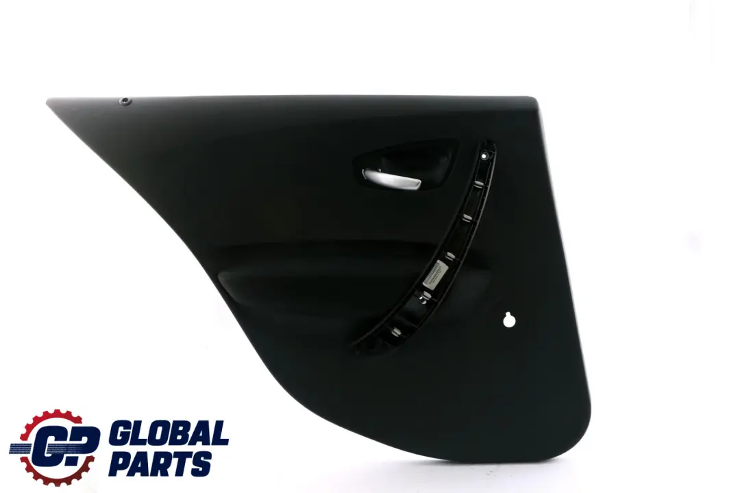 BMW E87 Rear Left Door Card Trim Panel Schwarz Black Folienteil