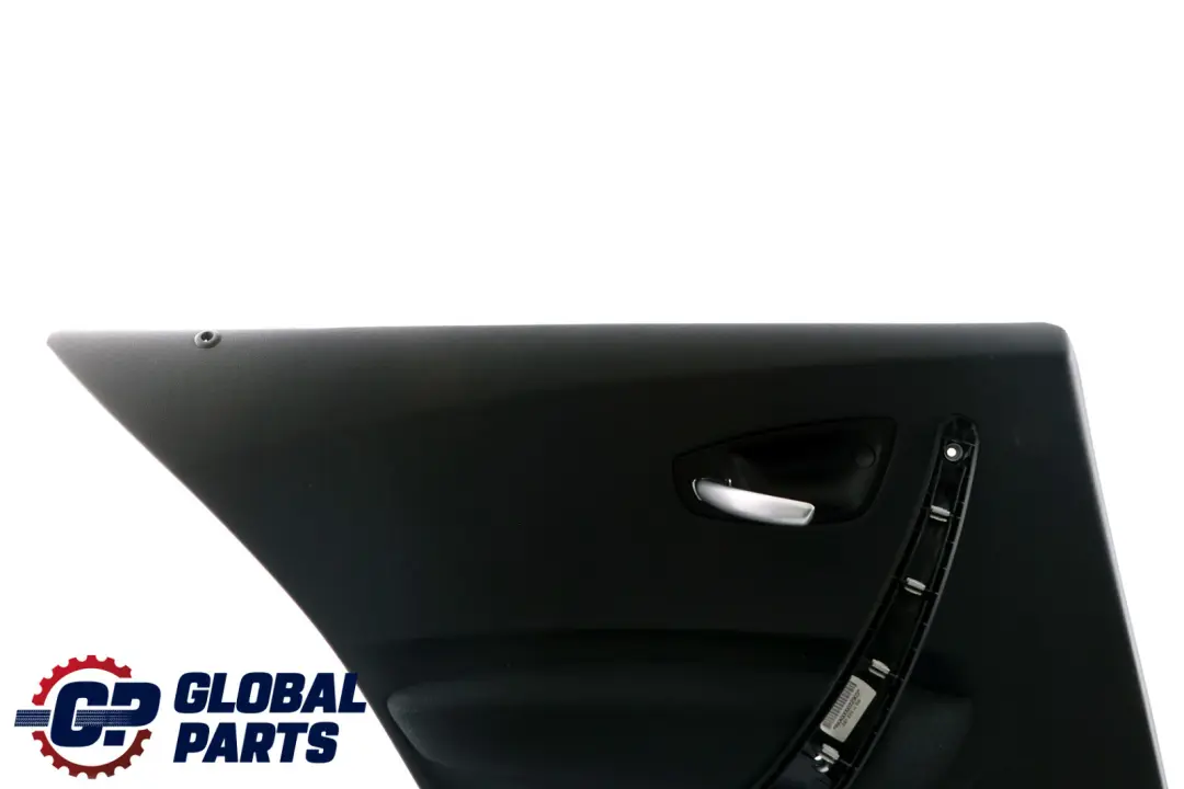 BMW 1 Series E87 Rear Left N/S Door Card Trim Panel Schwarz Black Folienteil