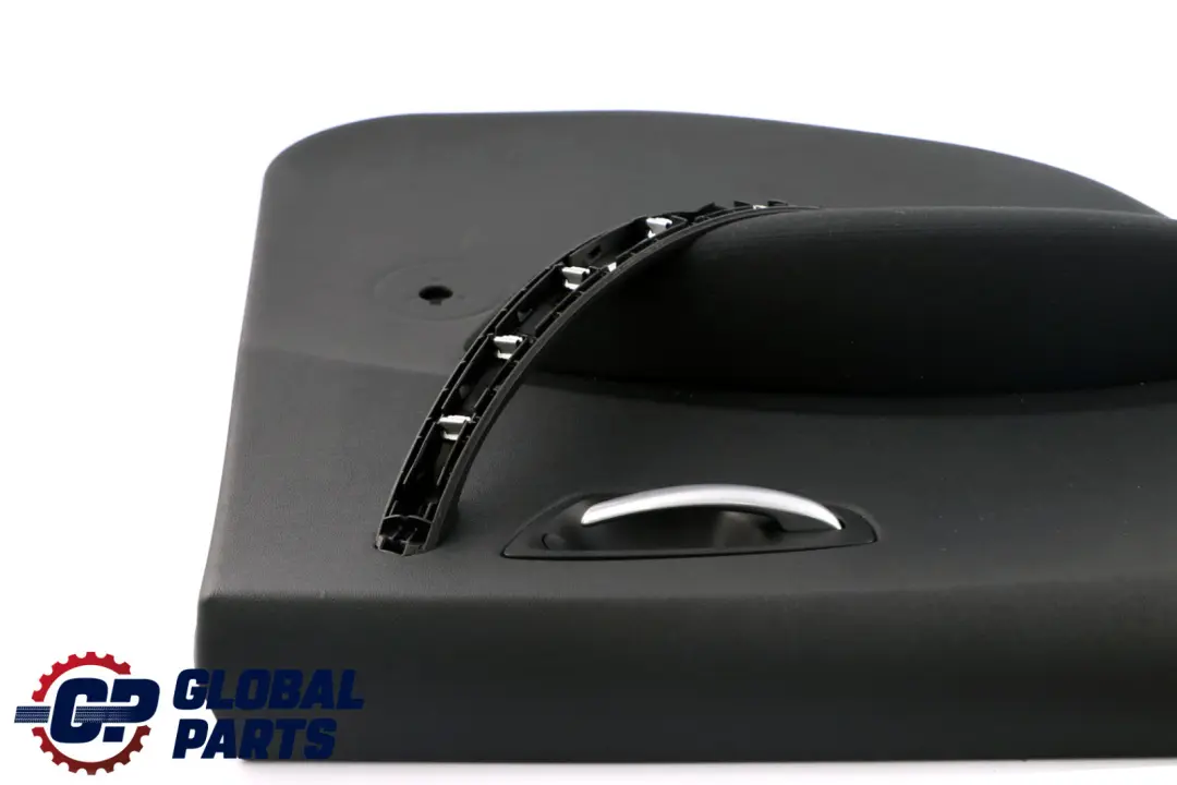 BMW 1 Series E87 Rear Left N/S Door Card Trim Panel Schwarz Black Folienteil