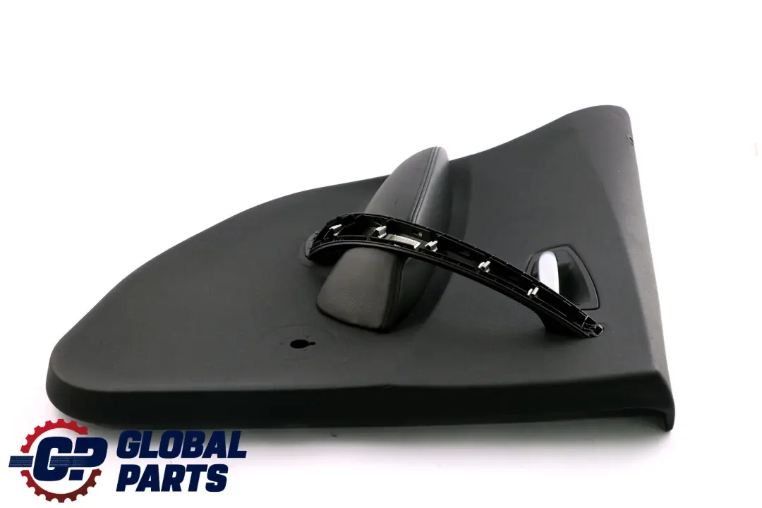 BMW 1 Series E87 Rear Left N/S Door Card Trim Panel Black Leather Boston