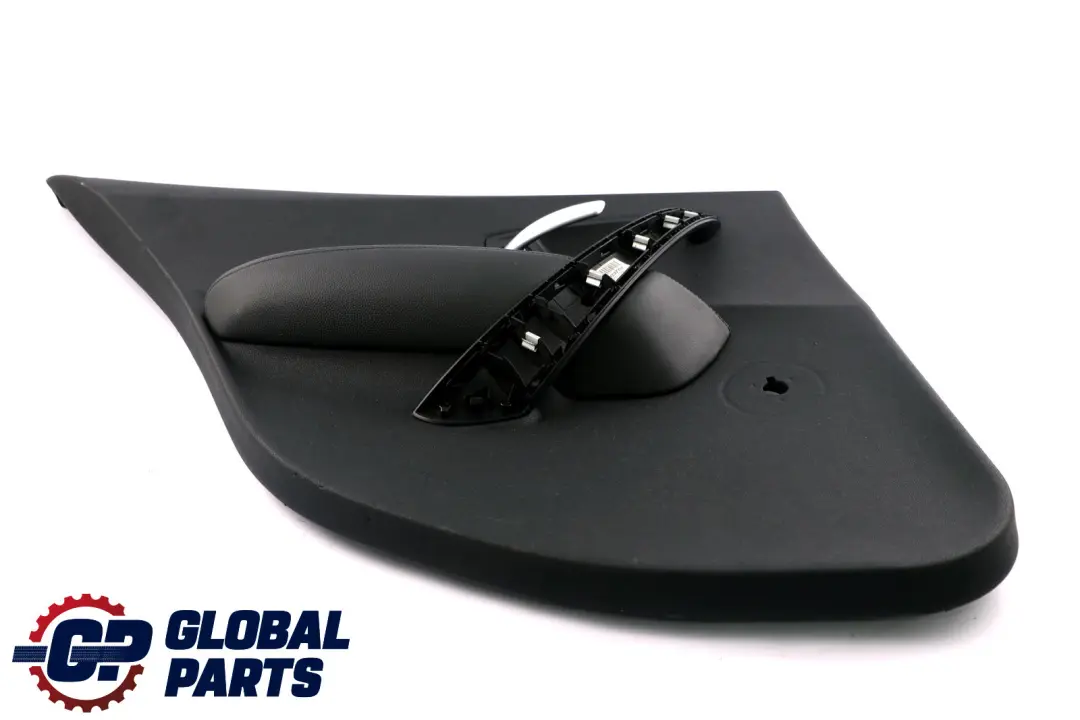 BMW 1 Series E87 Rear Left N/S Door Card Trim Panel Black Leather Boston