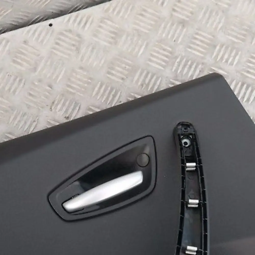 BMW 1 Series E87 Rear Left N/S Interior Door Card Panel Trim Black Grey Sporty