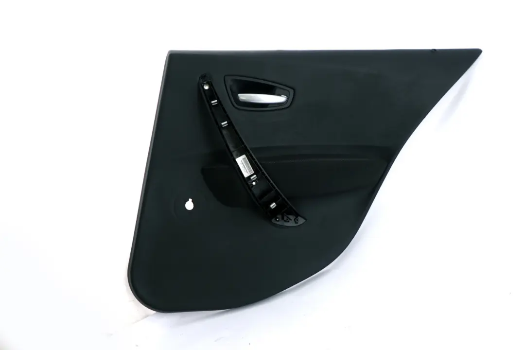 BMW E87 Trasera Derecha Tarjeta Puerta Panel Ajuste Negro Antracita Red