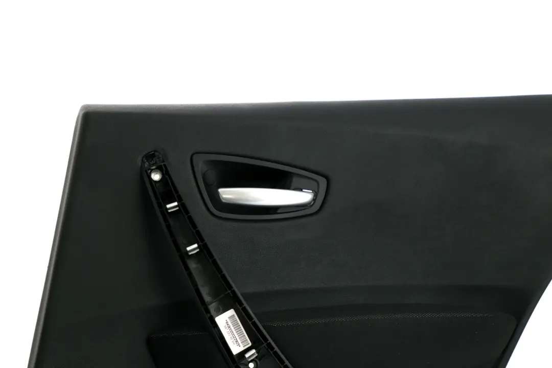 BMW E87 Trasera Derecha Tarjeta Puerta Panel Ajuste Negro Antracita Red