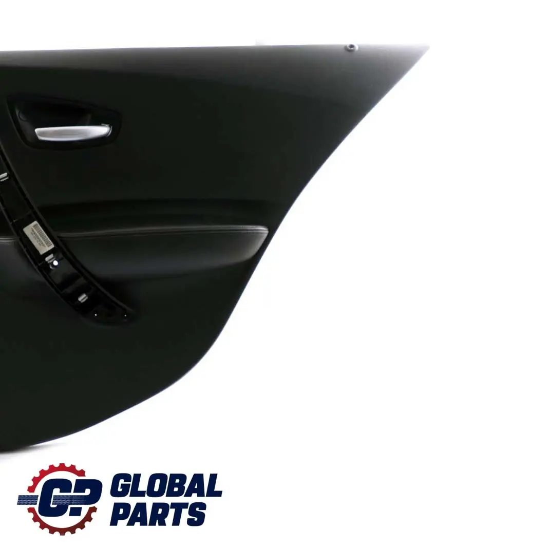 BMW 1 Series E87 Rear Right O/S Door Card Trim Panel Black Leather Boston