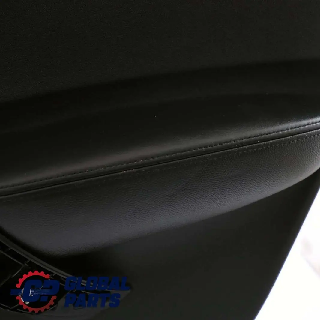 BMW 1 Series E87 Rear Right O/S Door Card Trim Panel Black Leather Boston