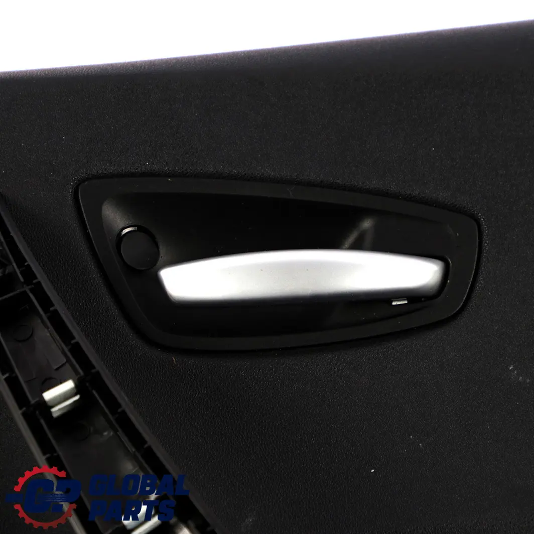 BMW 1 Series E87 Rear Right O/S Door Card Trim Panel Black Fabric Monaco Blue