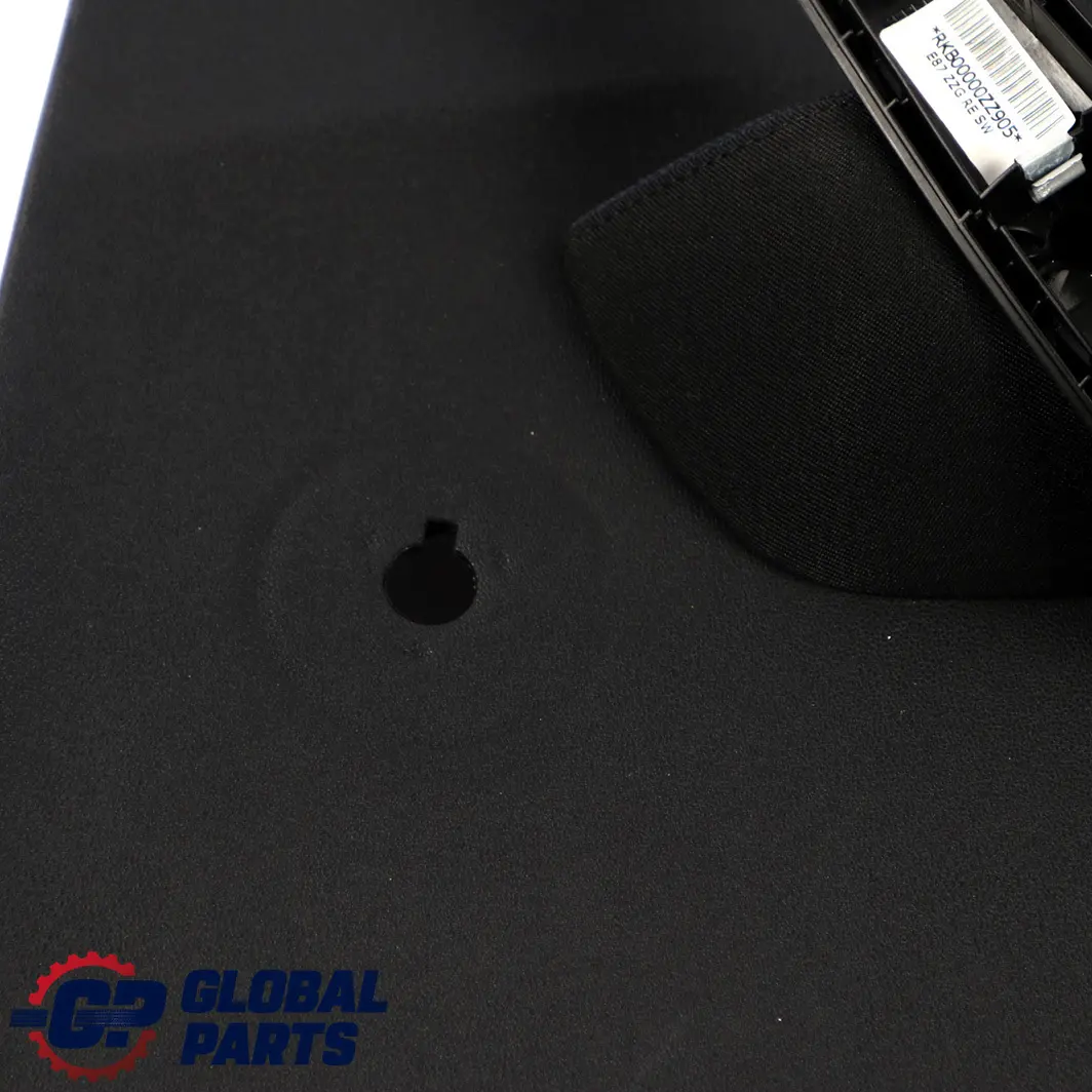 BMW 1 Series E87 Rear Right O/S Door Card Trim Panel Black Fabric Monaco Blue