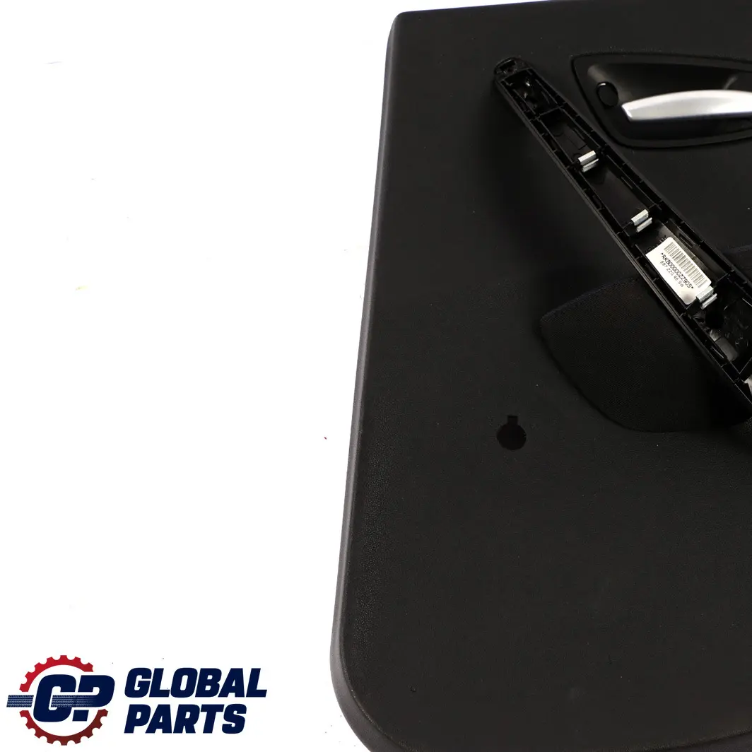 BMW 1 Series E87 Rear Right O/S Door Card Trim Panel Black Fabric Monaco Blue