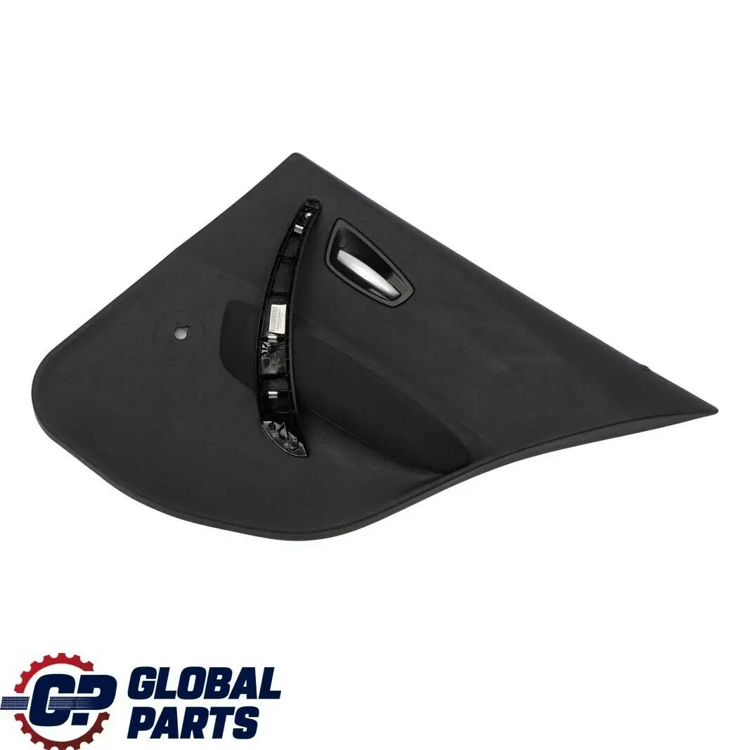 BMW E87 Trasera Derecha O / S Tela Interior Tarjeta De Puerta Panel Trim Negro