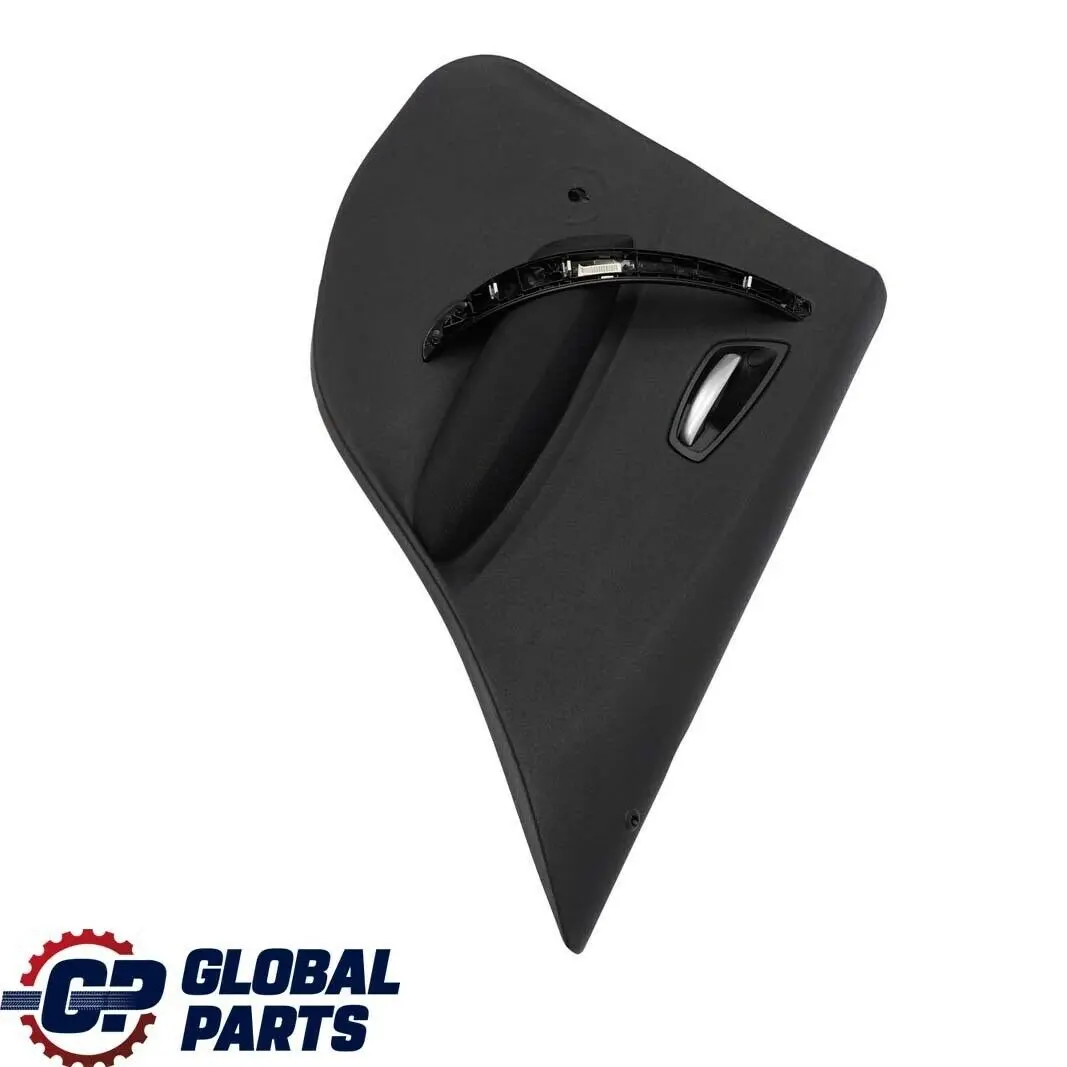 BMW 1 Series E87 Rear Right O/S Cloth Interior Door Card Panel Trim Black