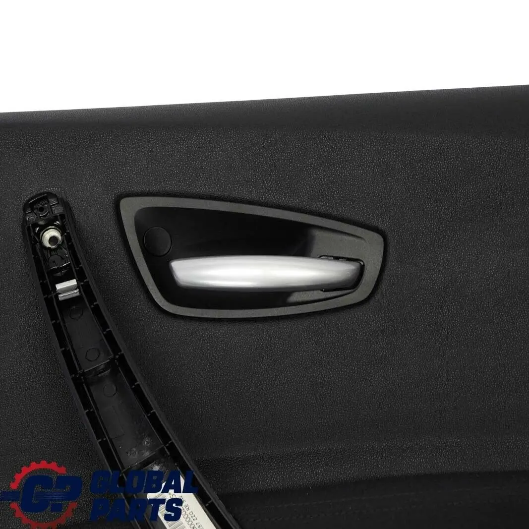 BMW E87 Trasera Derecha O / S Tela Interior Tarjeta De Puerta Panel Trim Negro