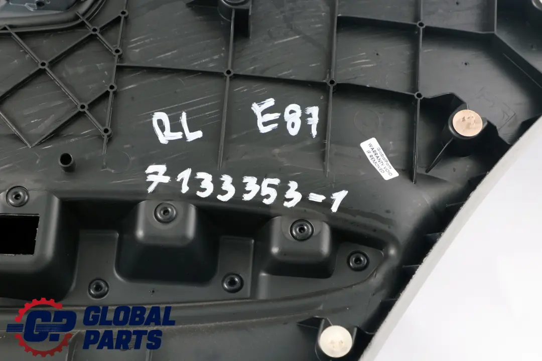 BMW 1 Reihe E87 Türverkleidung Hinten Links Leder Alaskagrau Alaska Grau