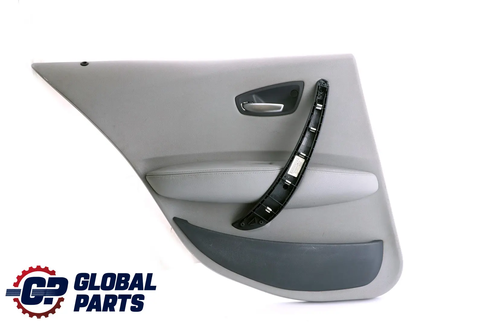 BMW 1 Series E87 Rear Left N/S Door Card Trim Panel Leather Alaskagrau Grey