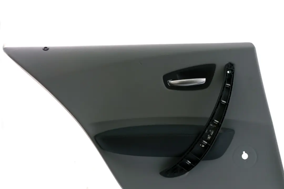 BMW E87 Panel embellecedor tarjeta puerta trasera izquierda Alaskagrau Gris