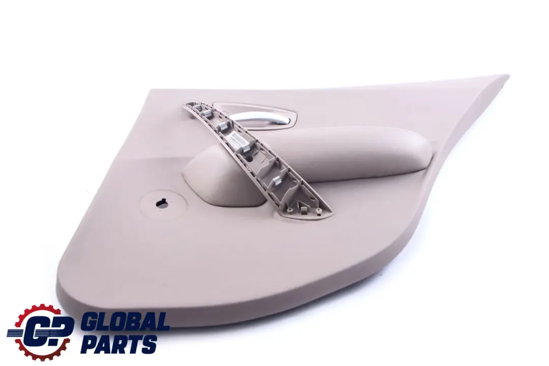 BMW E87 Trasera Derecha Tarjeta Puerta del Panel Ajuste Cuero Beige