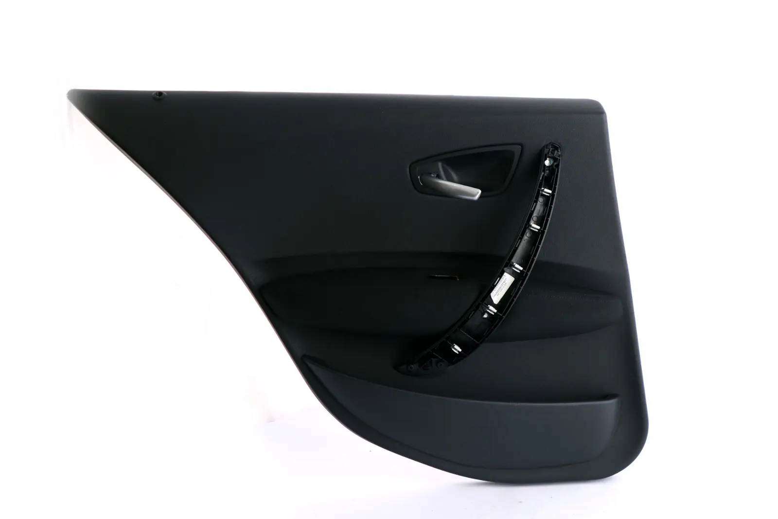 BMW E87 Panel puerta trasero izquierdo Folienteil Schwarz Negro