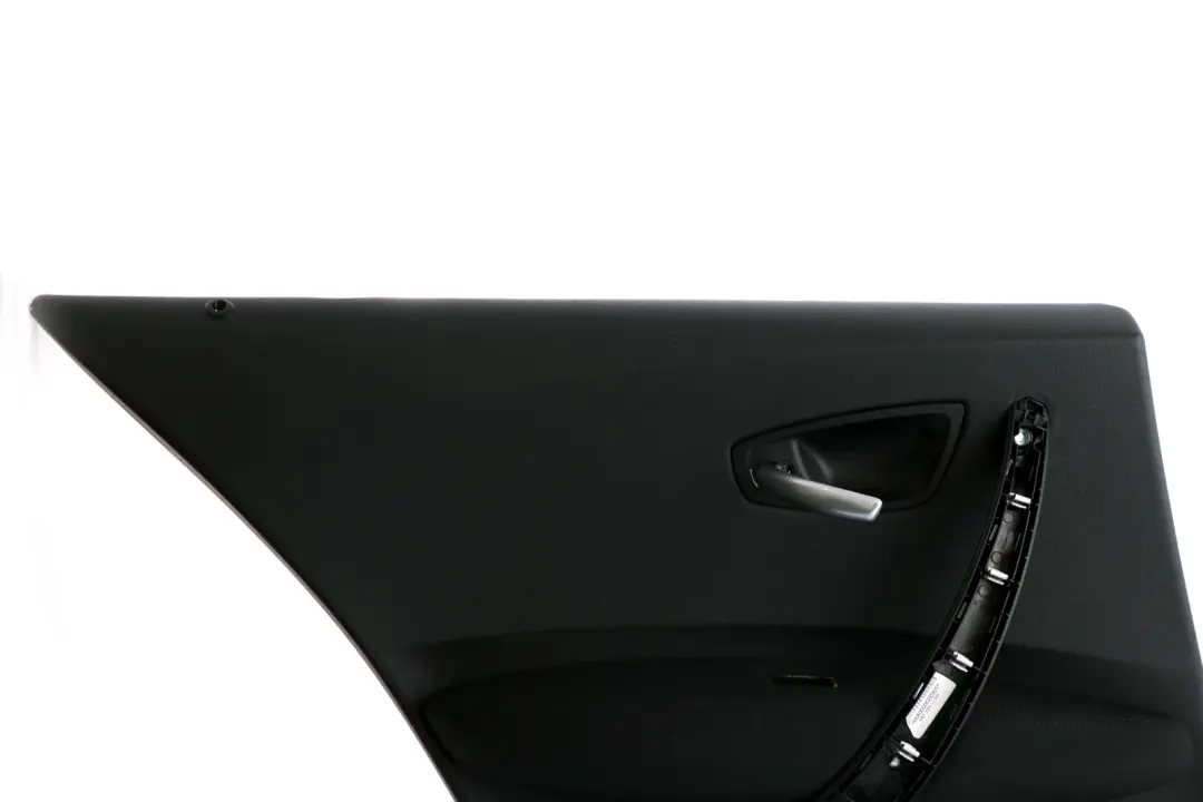 BMW 1 Series 1 E87 Rear Left N/S Door Card Trim Panel Folienteil Schwarz Black