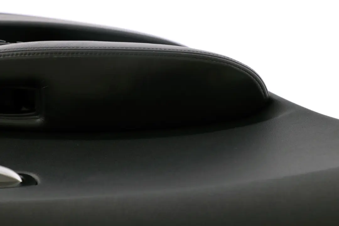 BMW 1 Series 3 E87 Rear Left N/S Door Card Trim Panel Folienteil Black Leather