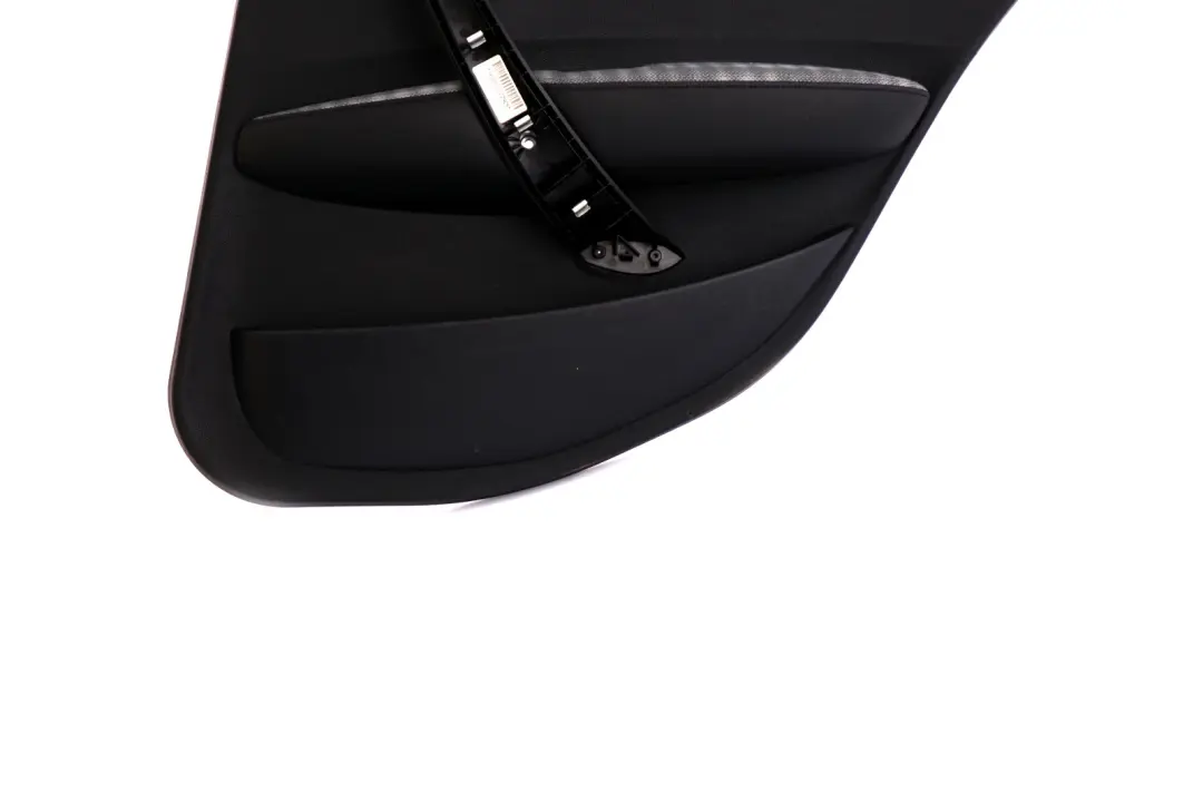 BMW 1 Series E87 2 Rear Right O/S Door Card Trim Panel Folienteil Schwarz Black