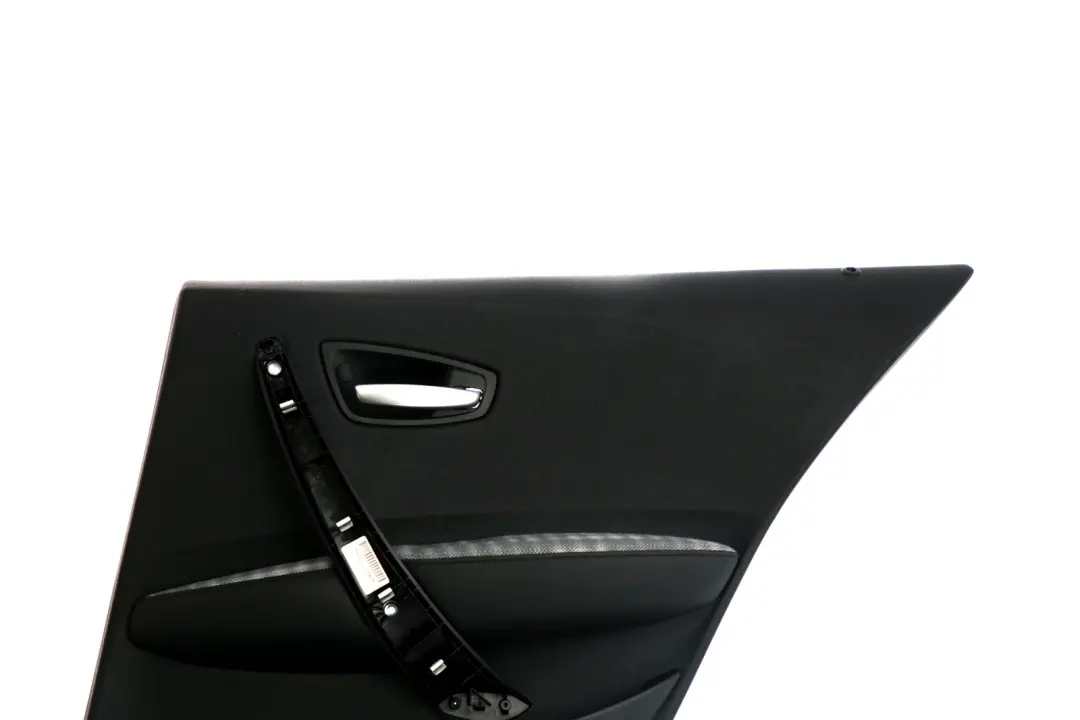 BMW 1 Series E87 2 Rear Right O/S Door Card Trim Panel Folienteil Schwarz Black