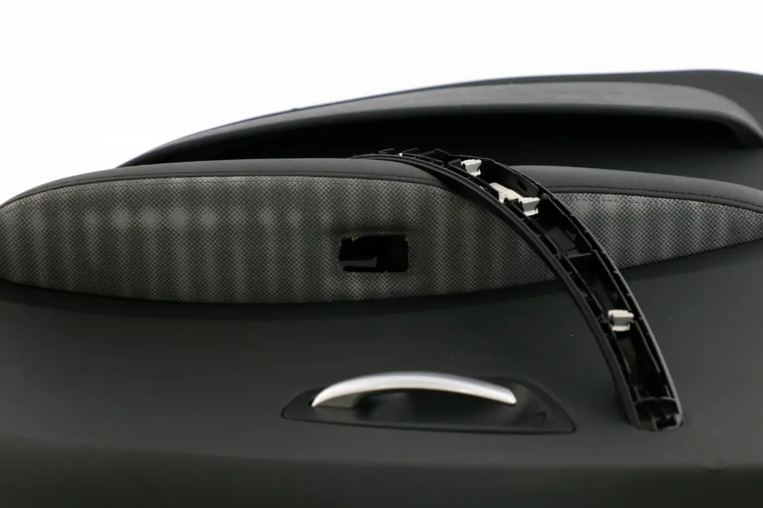 BMW 1 Series E87 2 Rear Right O/S Door Card Trim Panel Folienteil Schwarz Black