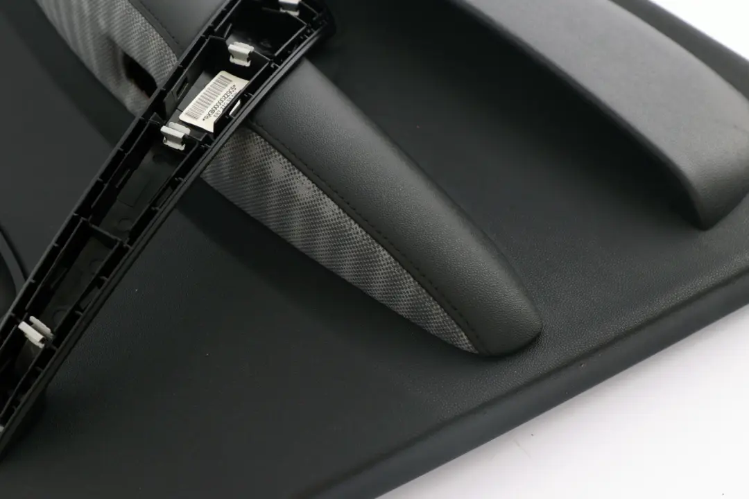 BMW 1 Series E87 2 Rear Right O/S Door Card Trim Panel Folienteil Schwarz Black