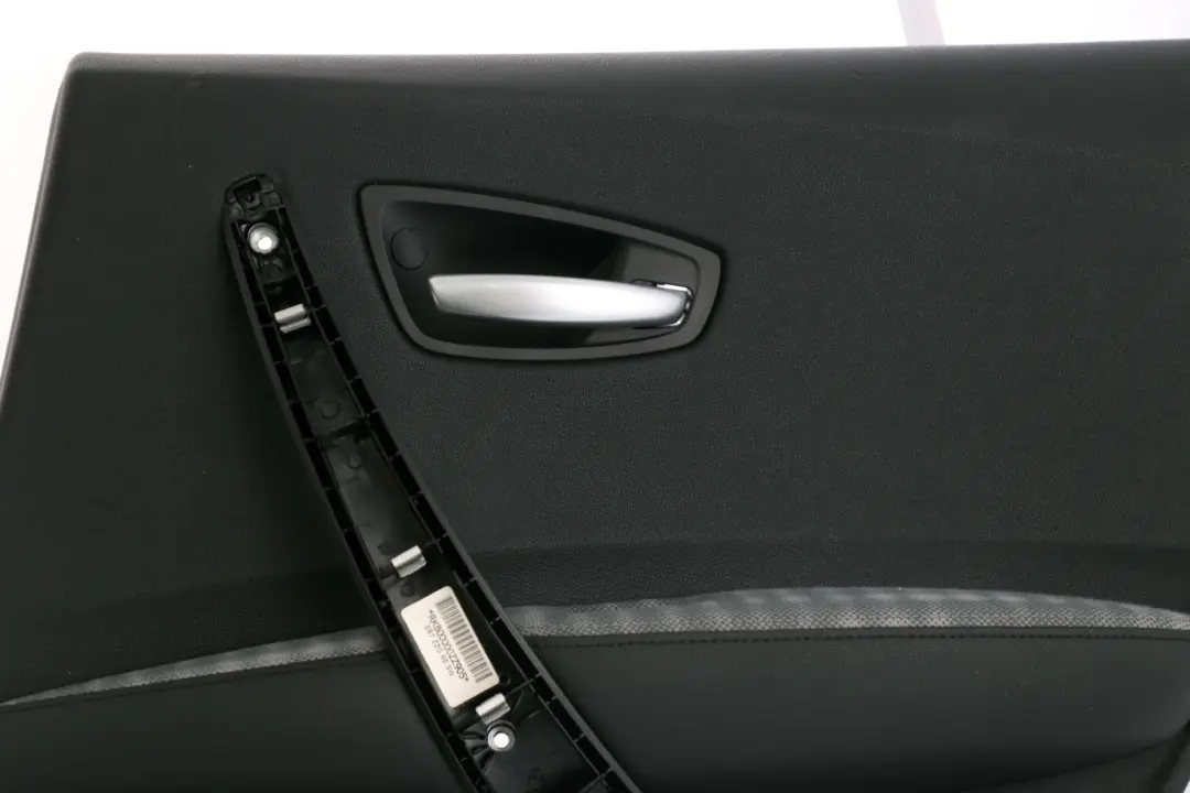 BMW 1 Series E87 2 Rear Right O/S Door Card Trim Panel Folienteil Schwarz Black