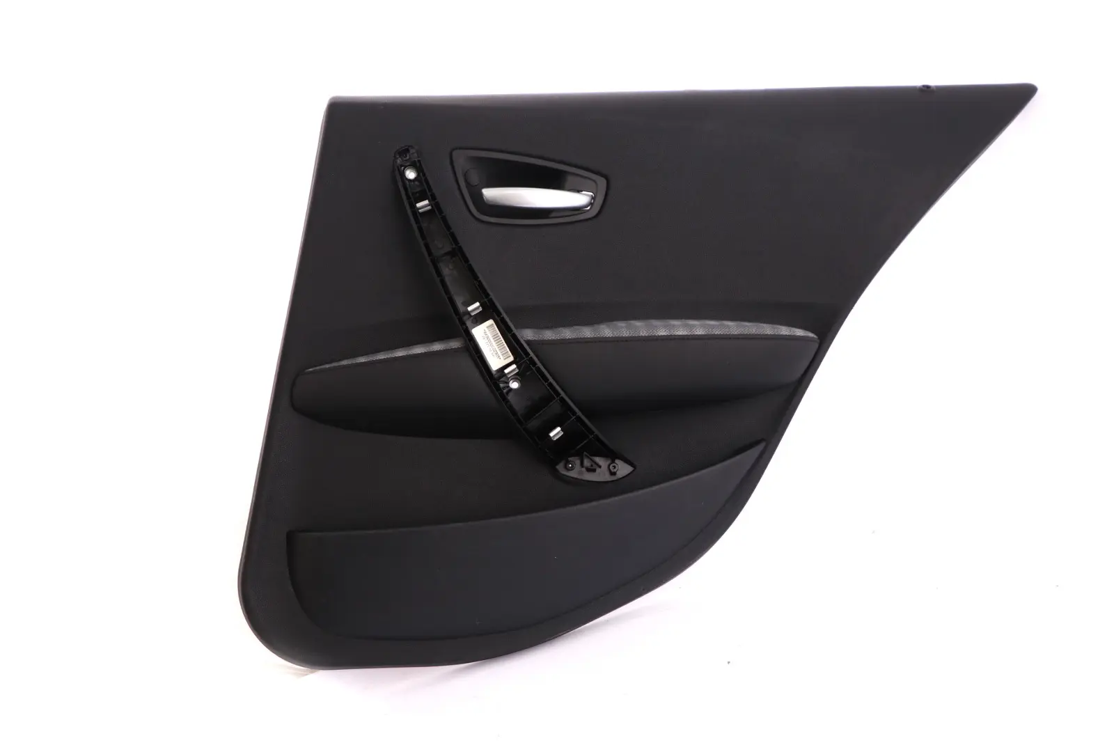 BMW 1 Series E87 2 Rear Right O/S Door Card Trim Panel Folienteil Schwarz Black