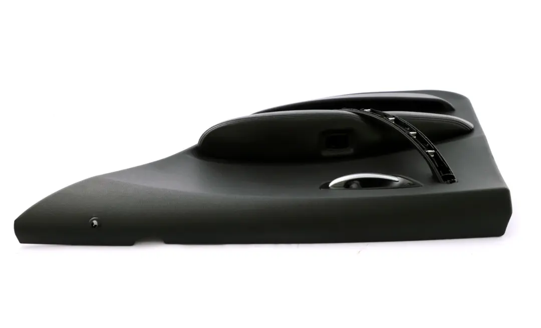 BMW 1 Series E87 3 Rear Right O/S Door Card Trim Panel Folienteil Black Leather