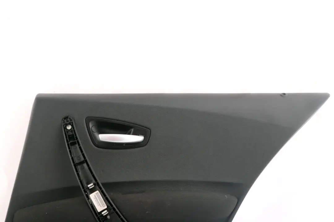 BMW E87 Rear Right O/S Door Card Trim Panel Folienteil Schwarz Black