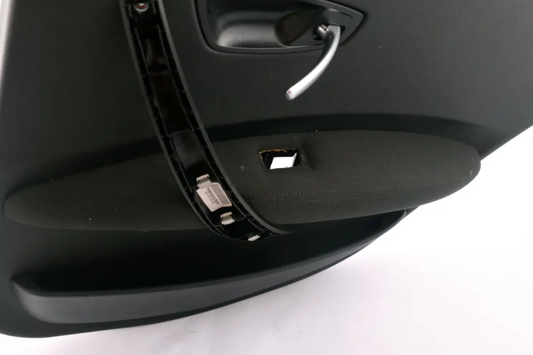 BMW E87 Trasero Derecha Puerta Embellecedor Panel Folienteil Schwarz Negro