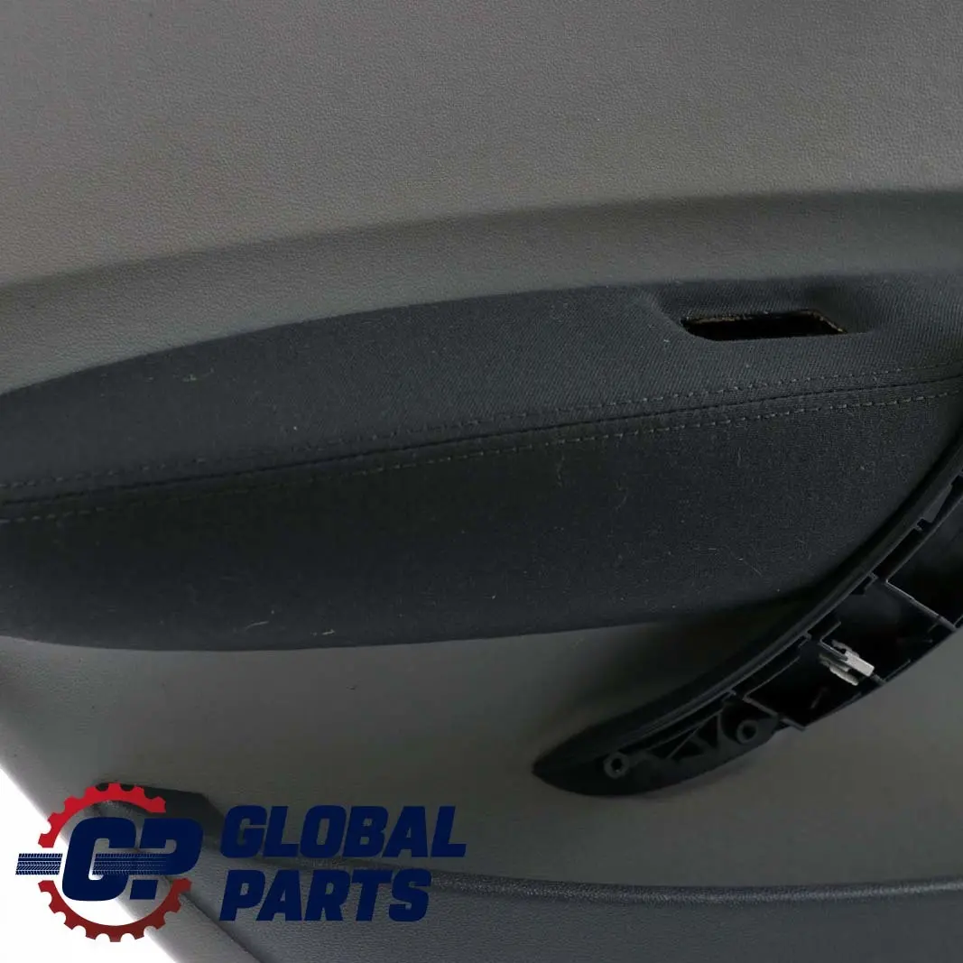 BMW 1 Series E87 Rear Left N/S Door Card Trim Panel Cloth Alaskagrau Grey