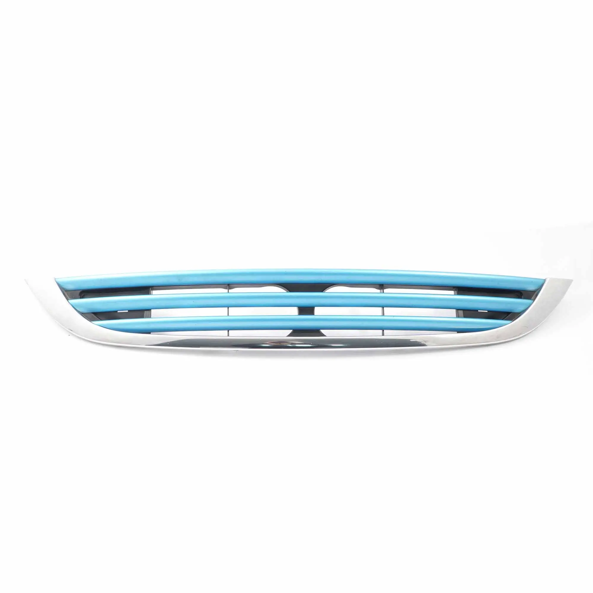 Mini Cooper R50 R52 Front Bonnet Bumper Chrome Gille Cover Electric Blue 870