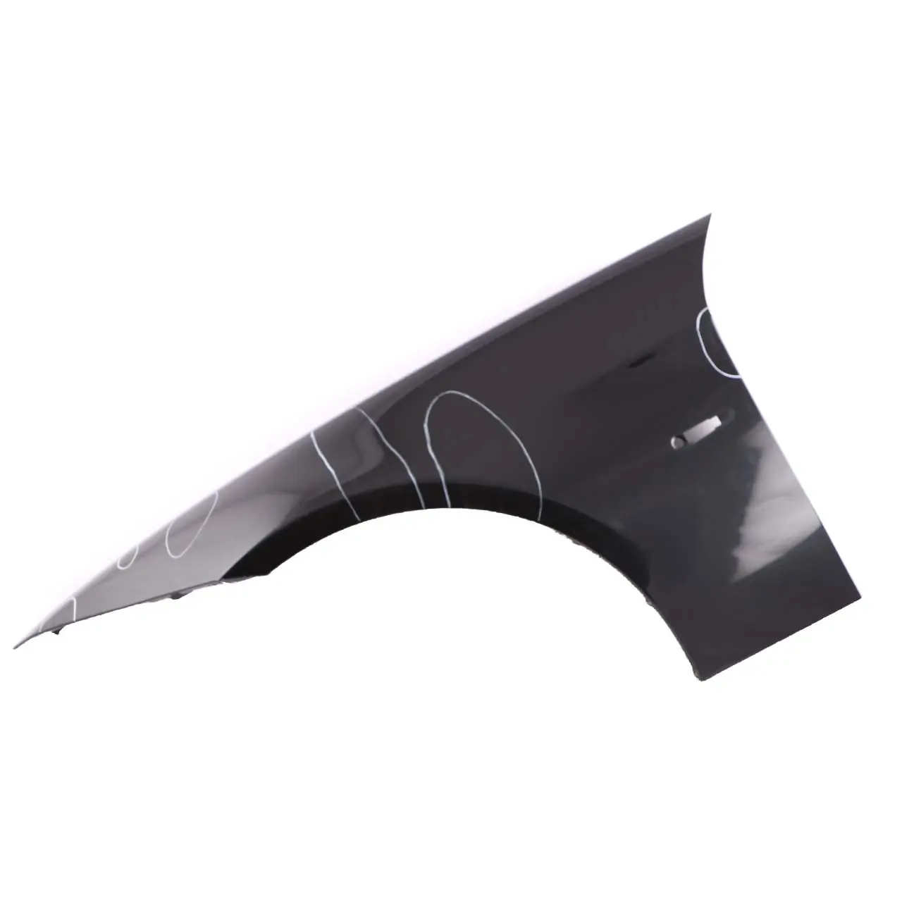 BMW 3 E90 E91 4 Side Panel Fender Wing Front Left N/S Black Sapphire - 475