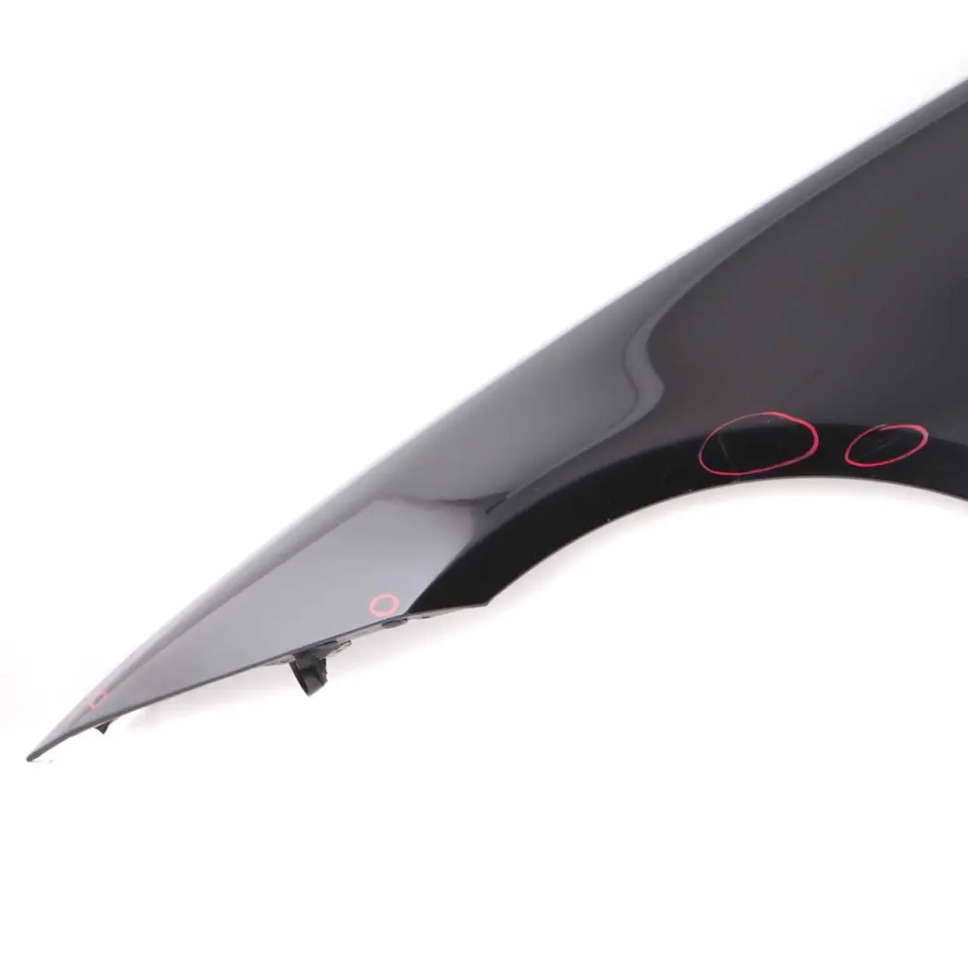 BMW E90 E91 Side Panel Fender Wing Front Left N/S Black Sapphire - 475