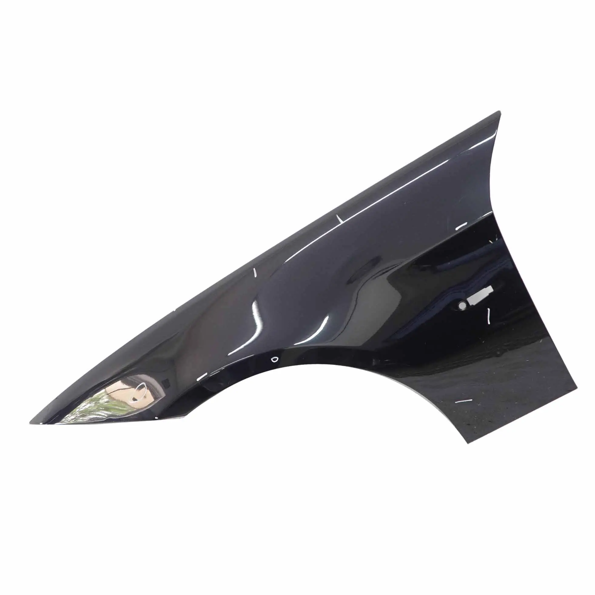 BMW E90 E91 Side Panel Fender Wing Front Left N/S Carbonschwarz Black - 416