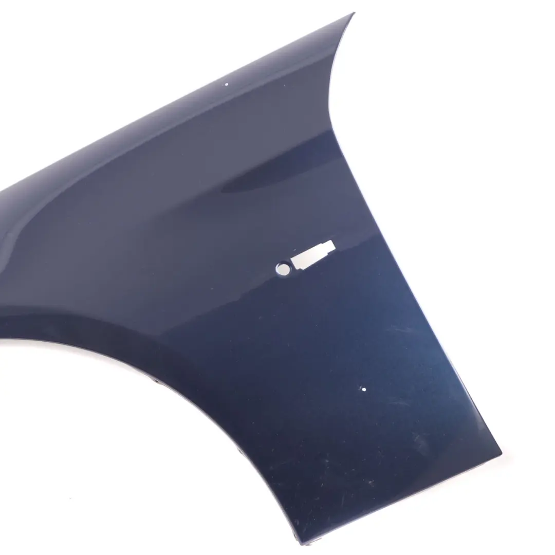 BMW E90 E91 Side Panel Fender Wing Front Left N/S Tiefseeblau Blue - A76